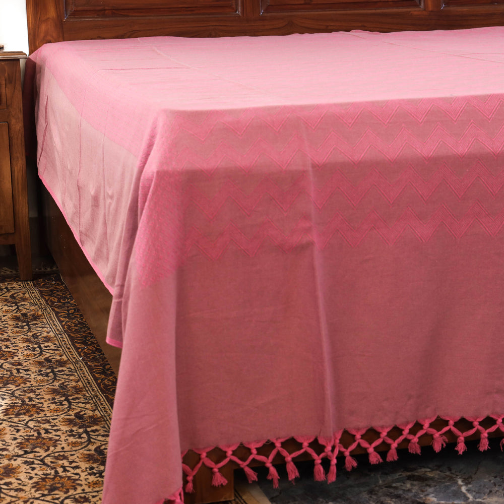 Handloom bed cover