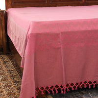 plain double bed cover