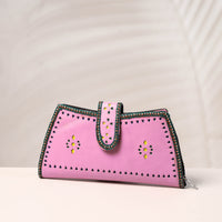 kutch leather clutch