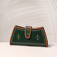 kutch leather clutch