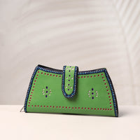 kutch leather clutch