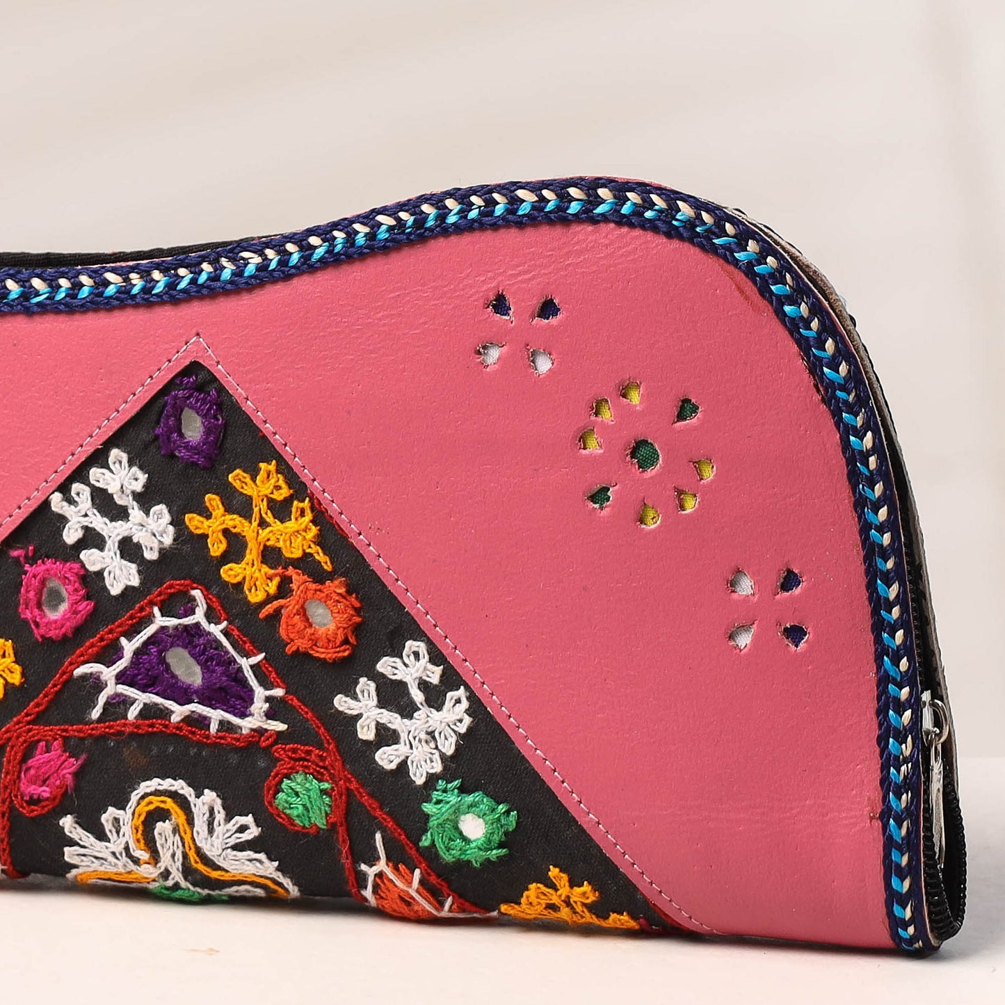 kutch embroidery clutch