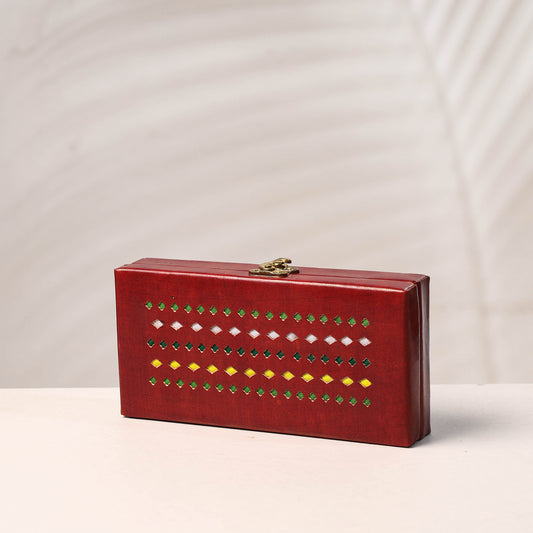 Handcrafted Kutch Leather Jewelry Box