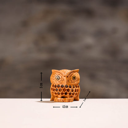 Owl Wood Sculpture