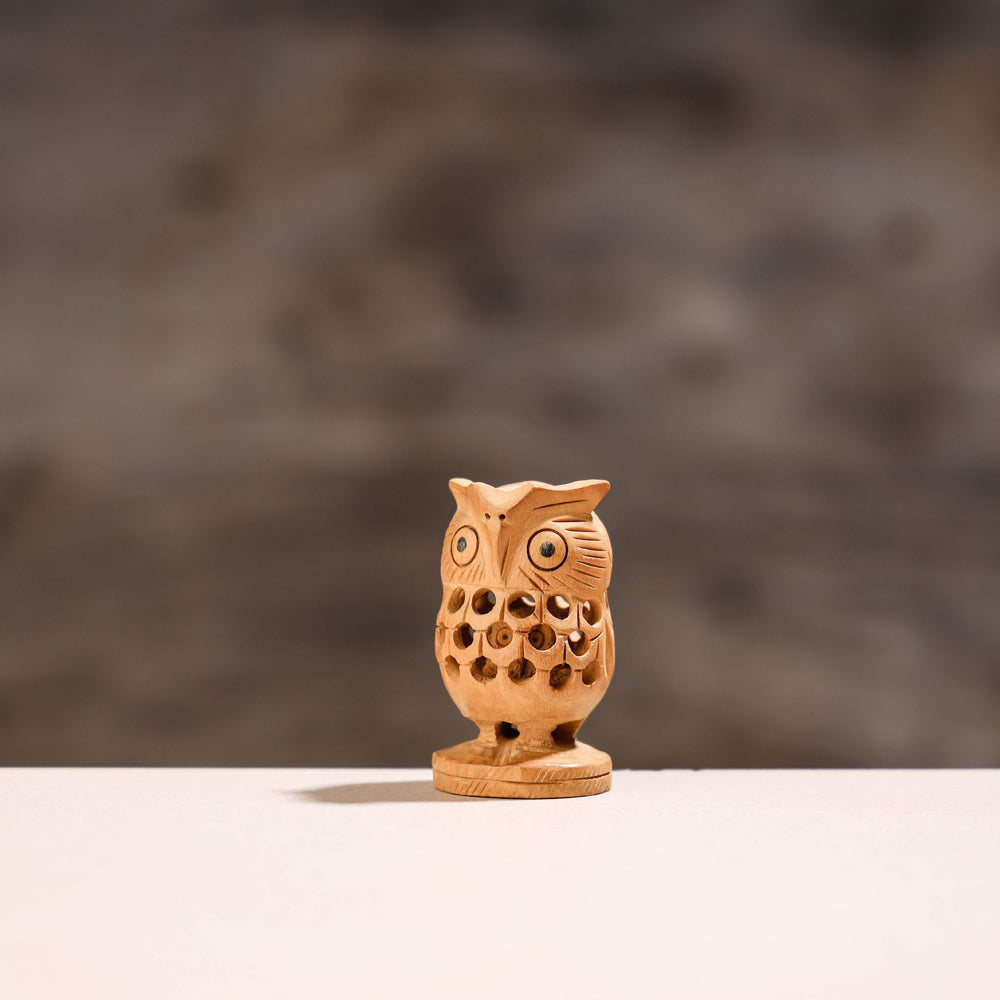 wooden owl