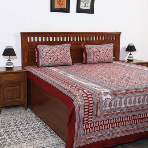 Buy Bagh Block Printed Cotton Bedcover Online l iTokri.com