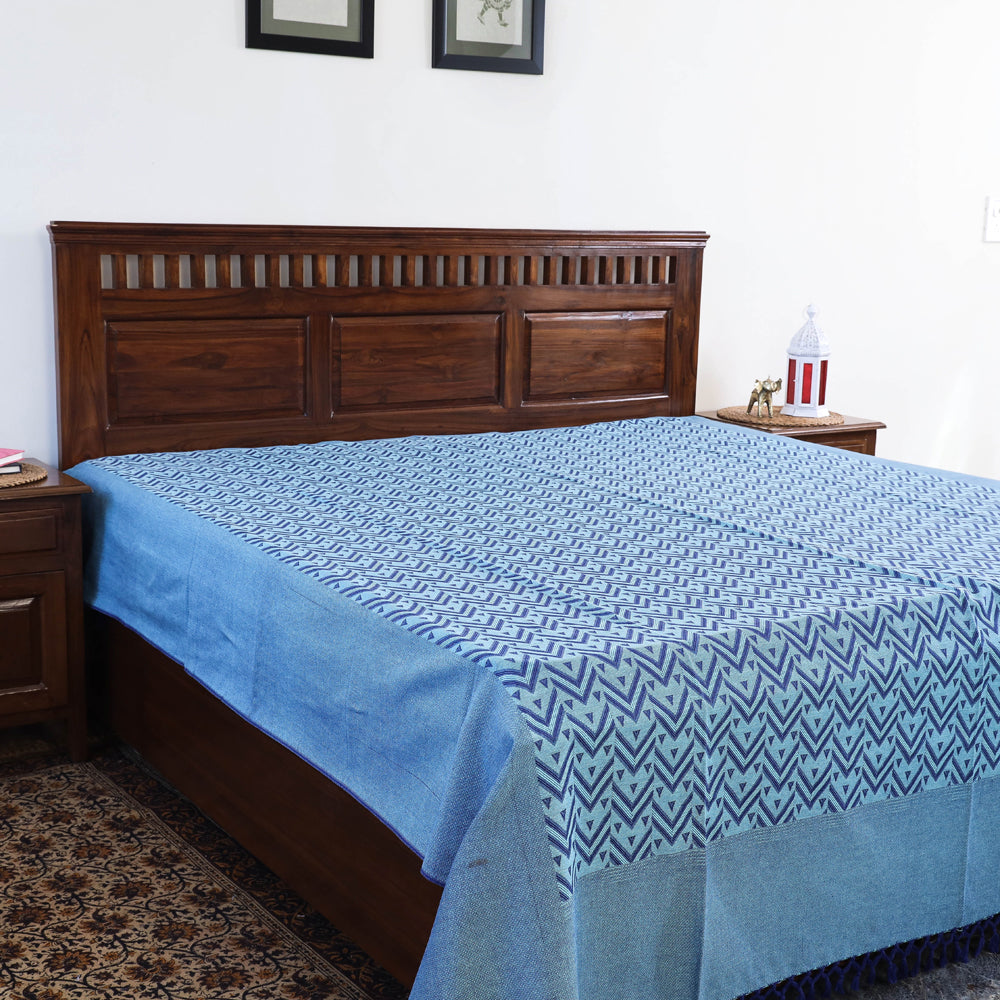 plain double bed cover