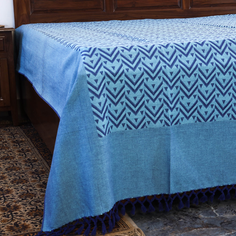 Handloom bed cover