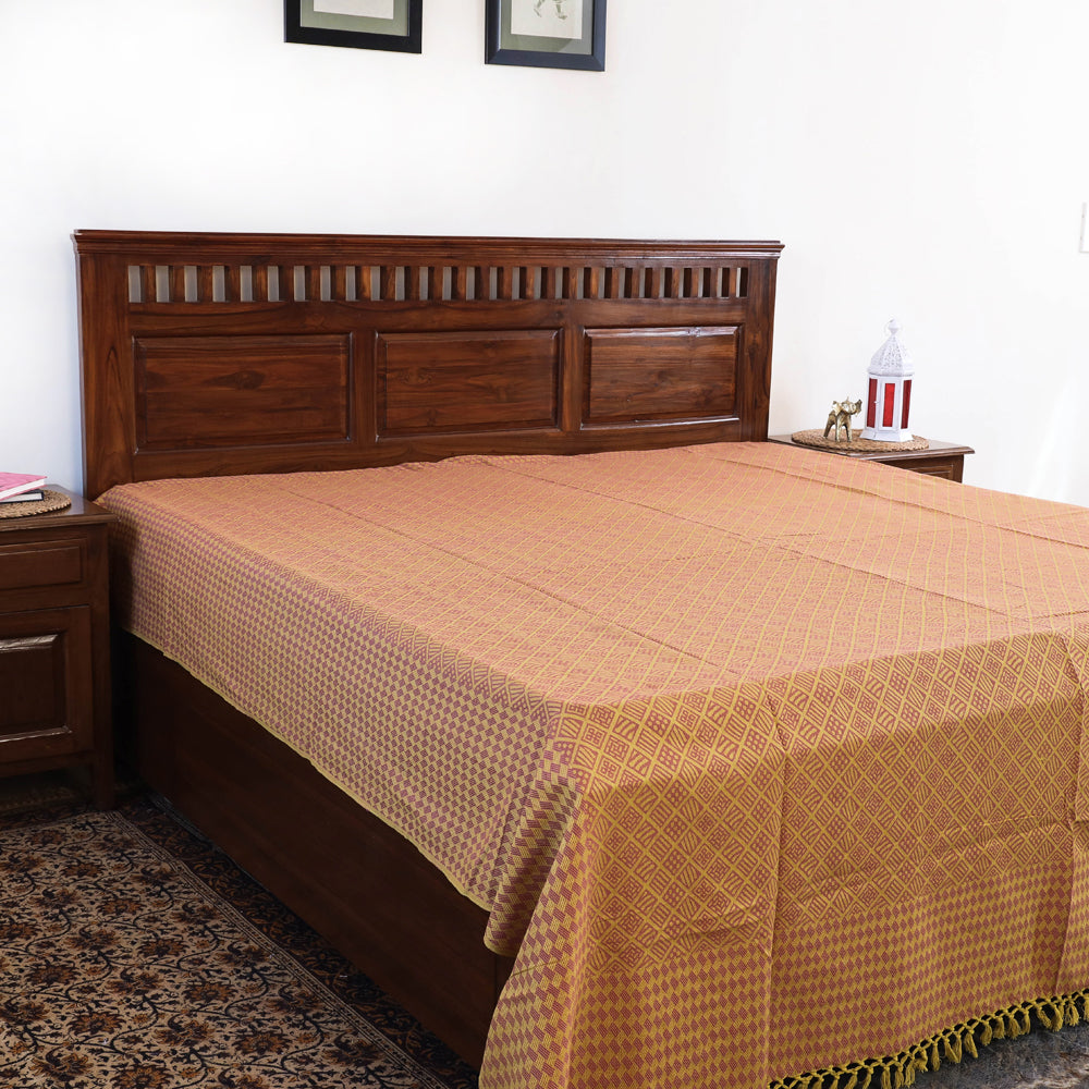 Handloom bed cover