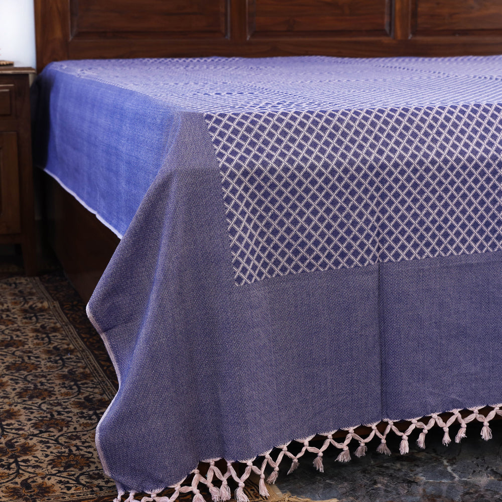 Handloom bed cover