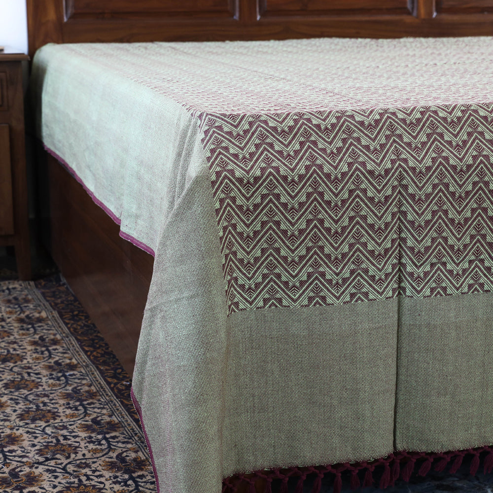 Handloom bed cover