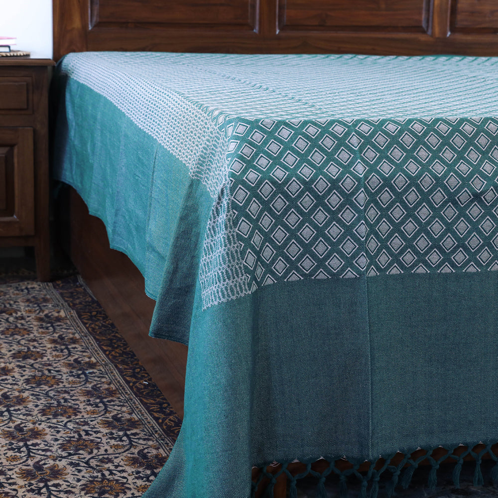 Handloom bed cover