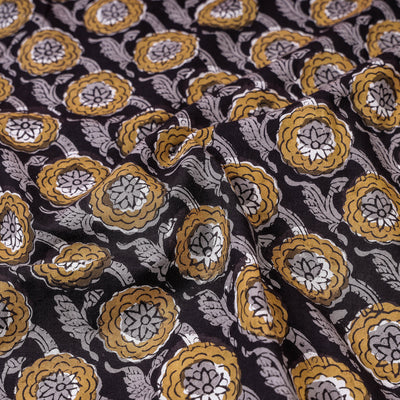 Jahota Hand Block Printed Pure Cotton Natural Dyed Fabric