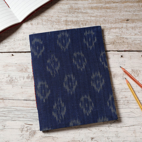 Buy Ikat Fabric Cover Handmade Paper Notebook Online at iTokri.com