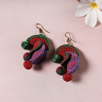 Gamcha Fabric Handmade Earrings