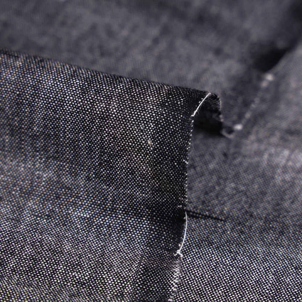 Misty Grey Pochampally Double Ikat Handloom Pure Cotton Fabric