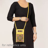 embroidery mobile sling pouch