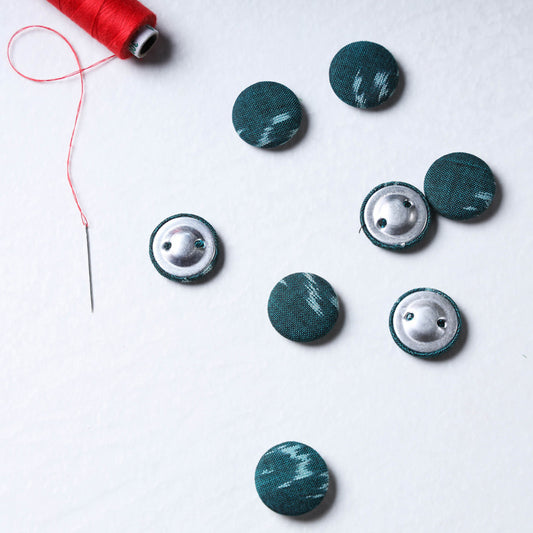 Buttonbaaz Handmade Fabric Button Big (Set of 8)