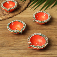 Handpainted Diya Set