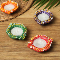 wax filled diyas set