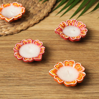 wax filled diyas set