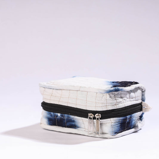 Shibori Cotton Fabric 4 Pockets Jewelry Bag (Assorted)
