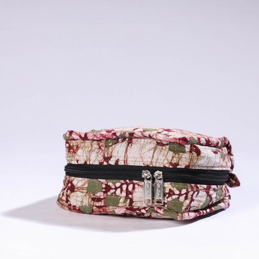 Batik Cotton Fabric 4 Pockets Jewelry Bag (Assorted)