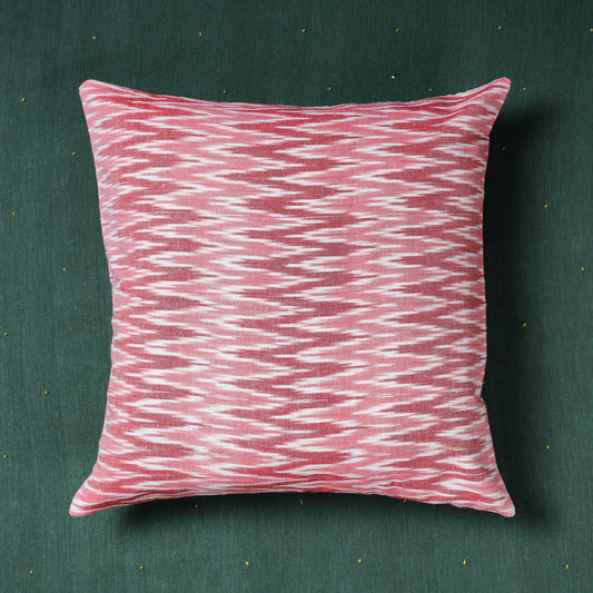 Ikat Weave Cotton Cushion Cover (16 x 16 in)