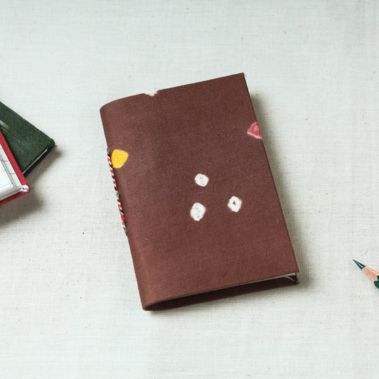 Bandhani Cover Handmade Paper Notebook (5 x 3.5 in)