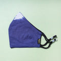  Shibori Tie-Dye Cotton 3 Layer Snug Fit Face Cover 