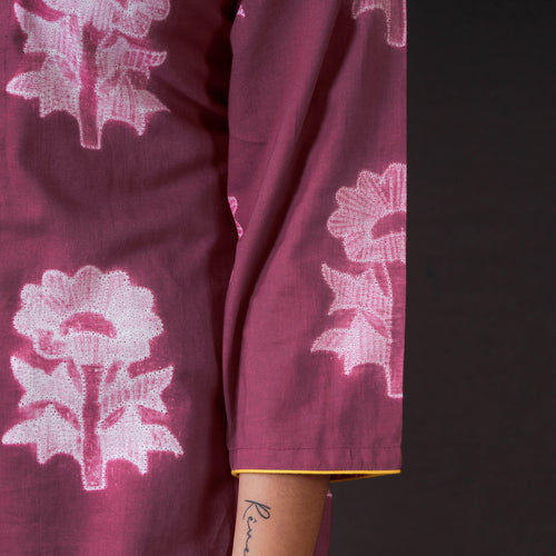 shibori tie-dye kurta