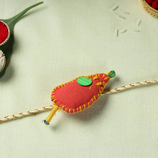 Beadwork & Embroidered Kids Rakhi by Jugaad