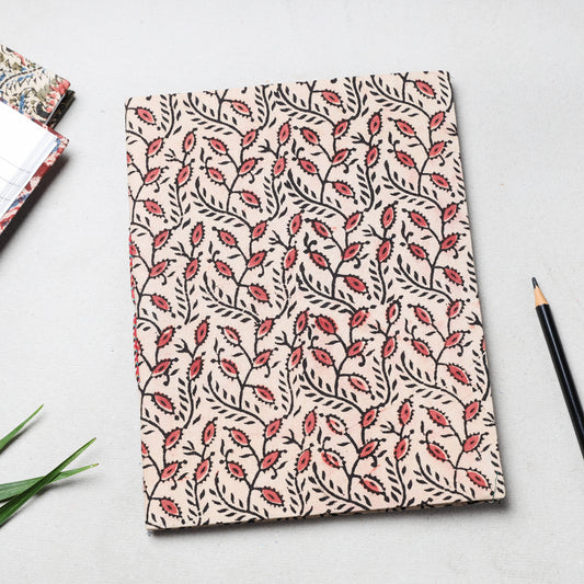 Kalamkari Fabric Cover Handmade Paper Notebook (23 x 18 cm)