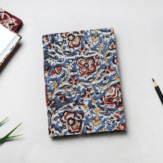 Kalamkari Fabric Cover Handmade Paper Notebook (18 x 13 cm)