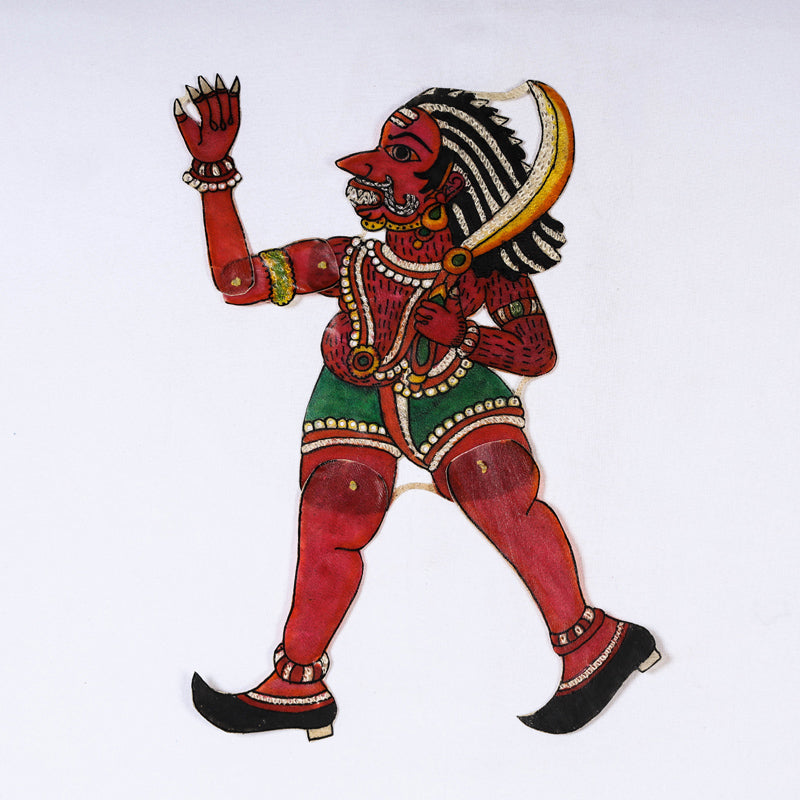 Rakshasa - Tholu Bommalata Leather Puppet Wall Hanging