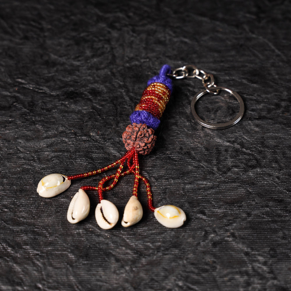 Patwa Bead & Seashell Work Handmade keychain