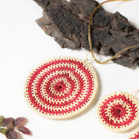 sikki grass necklace set