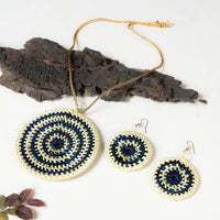 sikki grass necklace set