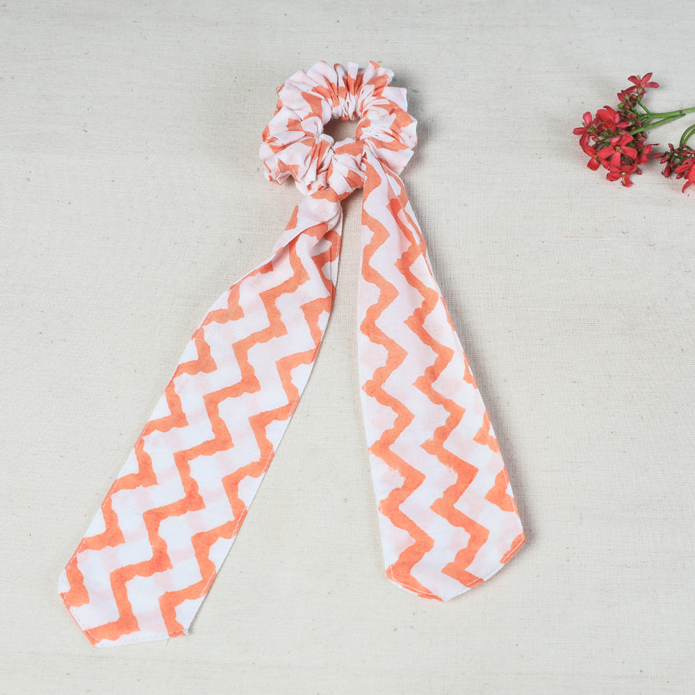 Handmade Cotton Elastic Hair Bands/Scarf Ponytail Holder/Scrunchie Ties