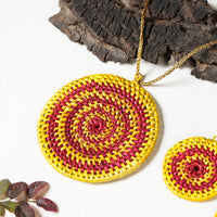 sikki grass necklace set