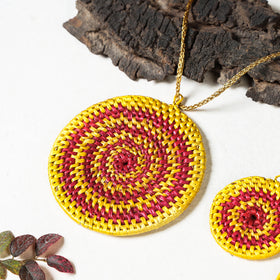  Handmade Sikki Grass Necklace Set 