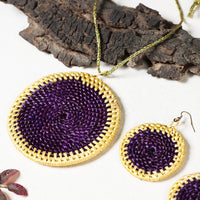 sikki grass necklace set