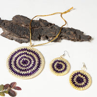 sikki grass necklace set