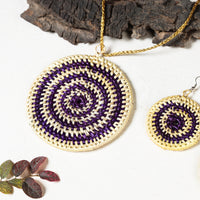 sikki grass necklace set