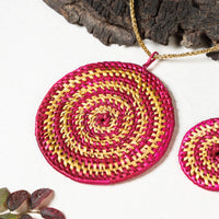 sikki grass necklace set