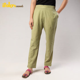 Buy iTokri Casuals - Flex Cotton Tapered Casual Pant for Women Online at iTokri.com