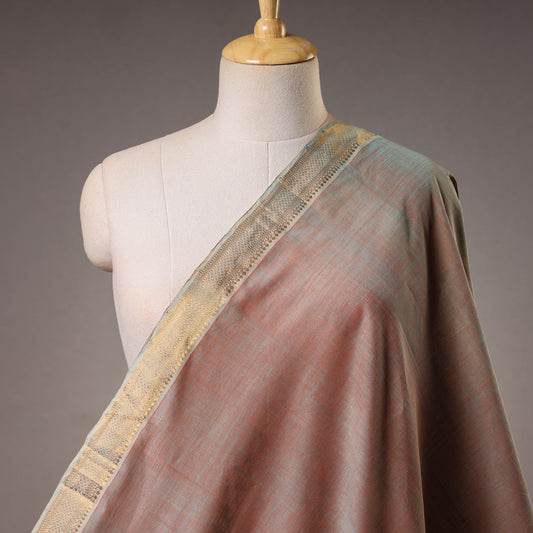 Original Mangalagiri Handloom Cotton  Zari Border Fabric