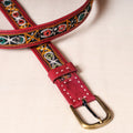  Mirror Work Kutch Embroidery Pure Leather Belt 