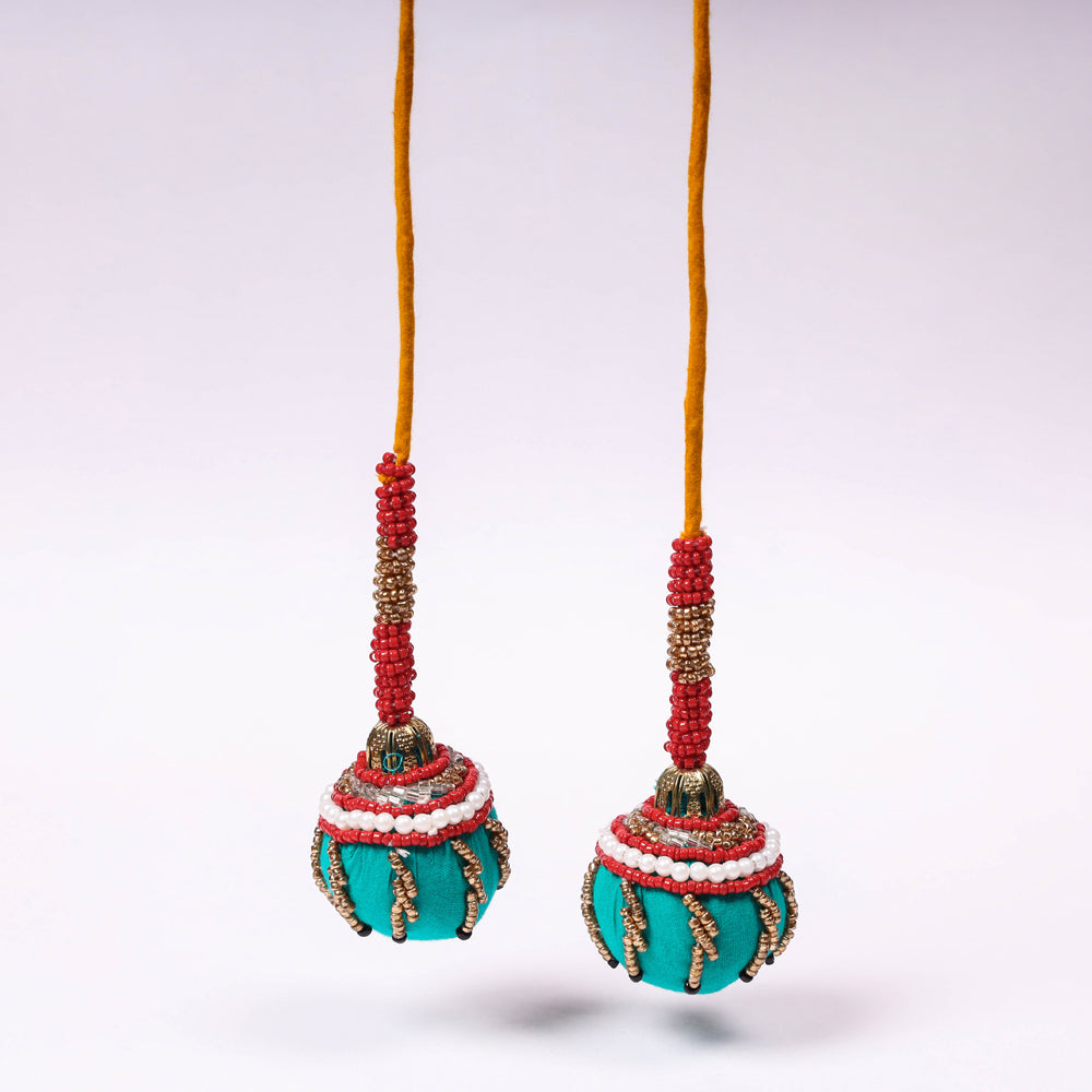 Handmade Beadwork Latkan Tassels for Clothing