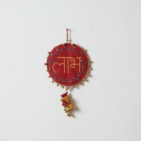  Buy Shubh Labh - Hand Embroidered Ghungroo & Beadwork Hanging 